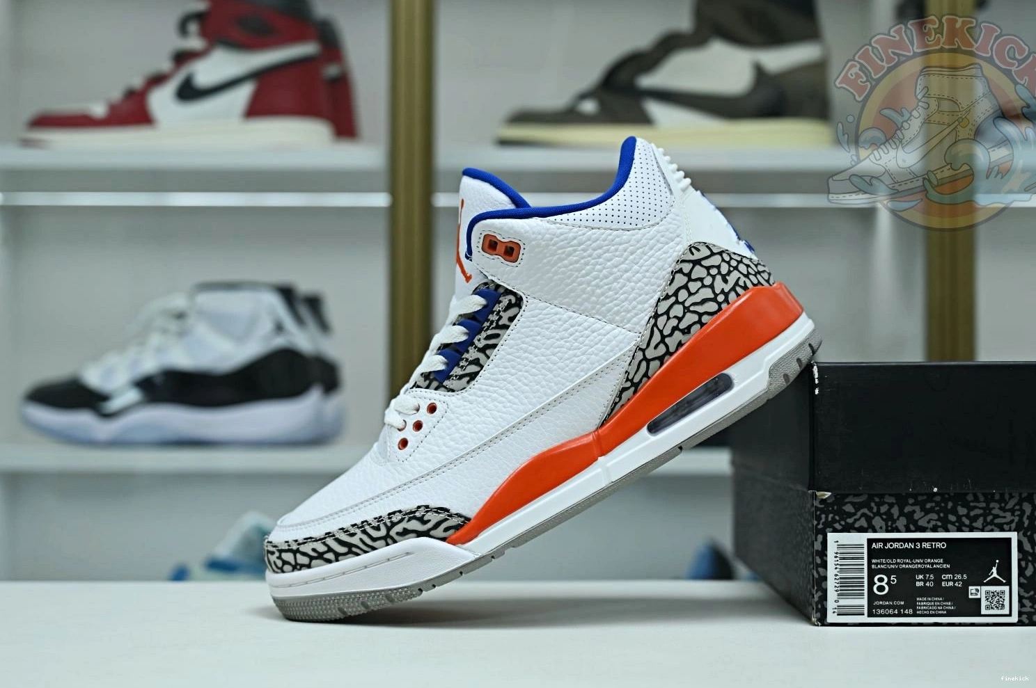 RETRO AIR 3 JORDAN 'KNICKS' 0922